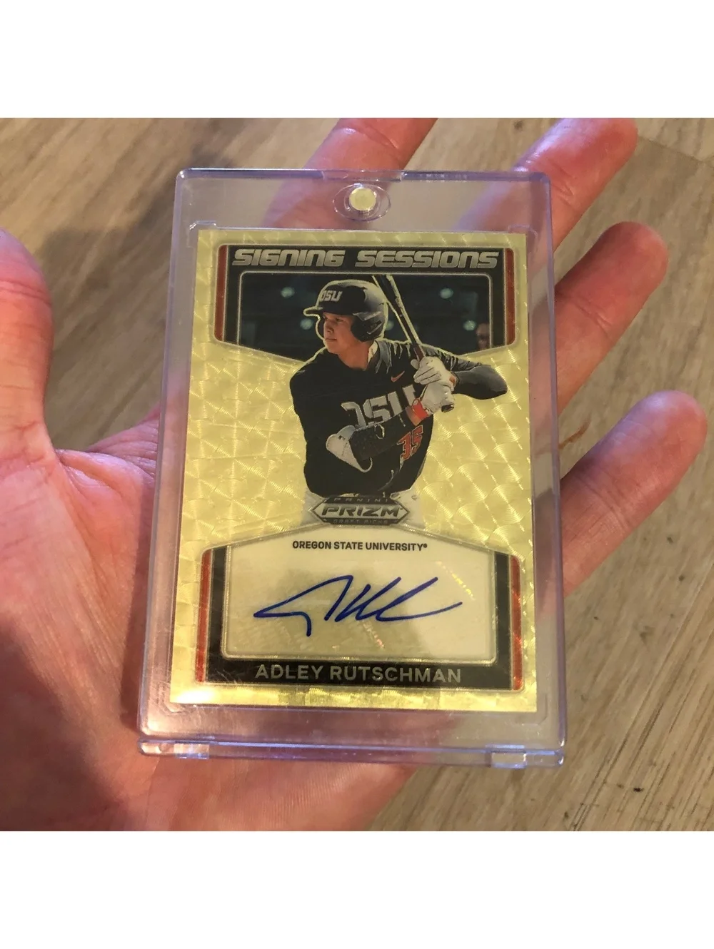 PANINI PRIZM ADLEY RUTSCHMAN GOLD SUPERFRACTOR 1/1 ROOKIE AUTO 2022 ORIOLES